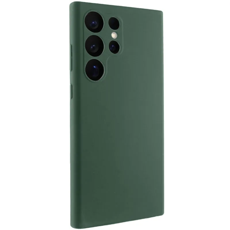 Чохол Silicone Case Lakshmi Premium із закритою камерою для Samsung Galaxy S24 Ultra – Зелений / Cyprus Green. Фото 2 з 9