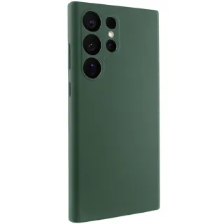 Чохол Silicone Case Lakshmi Premium із закритою камерою для Samsung Galaxy S25 Ultra — Зелений / Cyprus Green