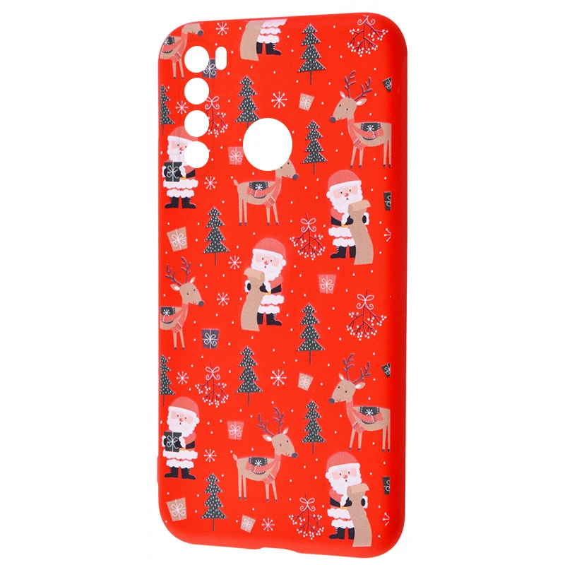 

TPU чохол WAVE Fancy на Xiaomi Redmi Note 8T (Santa Claus and Deer / Red)