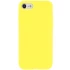 Чехол с закрытым низом Silicone Case для Apple iPhone SE (2020) – Желтый / Yellow. Фото 1 из 1