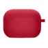 Силіконовий футляр з мікрофіброю для навушників Airpods Pro 3 – Червоний / Rose Red. Фото 1 з 1