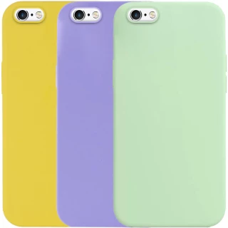 Чехол с закрытым низом Silicone Case для Apple iPhone 6/6s (4.7") фото 1 из 4