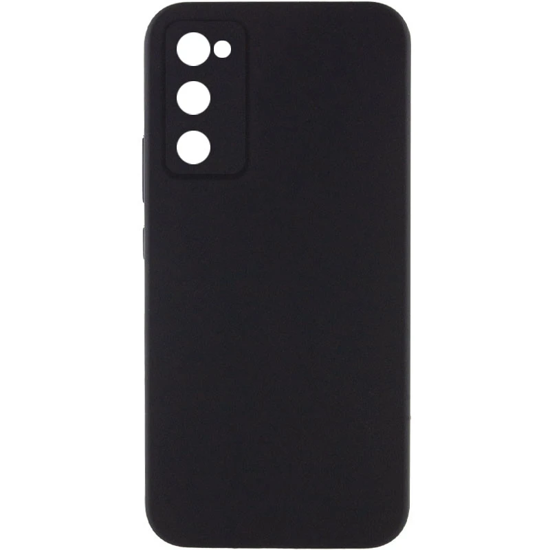 Чохол Silicone Case Lakshmi Premium із закритою камерою для Samsung Galaxy S20 FE – Чорний / Black. Фото 2 з 7