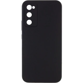 Чехол Silicone Case Lakshmi Premium з закритою камерою на Samsung Galaxy S20 FE — Черный / Black