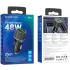 АЗУ Borofone BZ21 Brilliant 48W PD30W+QC3.0 (1Type-C/1USB) – Black. Фото 3 з 3