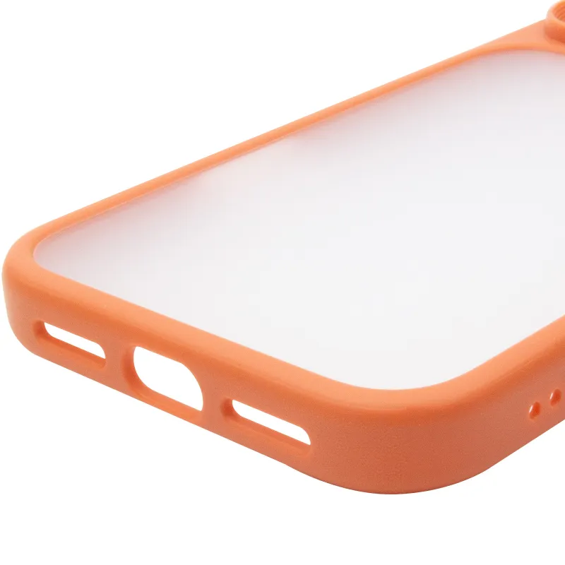TPU+PC з металевими кнопками на Apple iPhone 17 Pro Max (6.9") – Помаранчевий / Orange. Фото 6 з 6