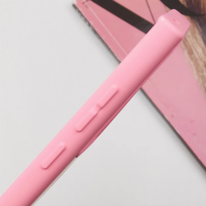 Кольоровий силіконовий чохол GETMAN із закритою камерою для Samsung Galaxy S24 Ultra – Рожевий / Pink. Фото 6 з 7