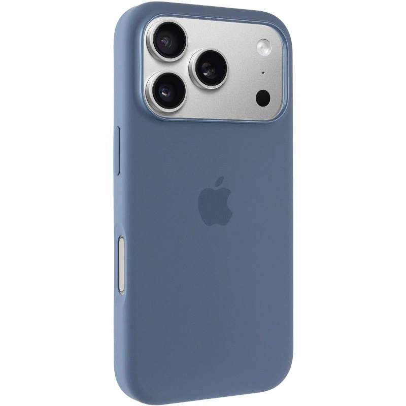 Чохол Silicone case (AAA) with Magsafe and Animation для Apple iPhone 17 Pro Max (6.9") – Anchor Blue. Фото 2 з 7