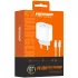 МЗП Amaya E68S PD20W (1USB-C) + кабель Type-C to Lightning – White. Фото 2 з 2