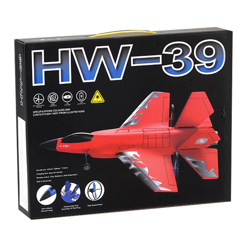 Літак на радіокеруванні SCHE HW39 F35 Fighter – Red. Фото 6 з 6