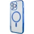 Хромовый TPU чехол с MagSafe для Apple iPhone 15 Pro Max (6.7") – Blue. Фото 2 из 6