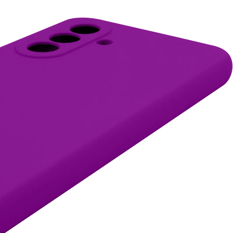 Чохол Silicone Case Lakshmi Premium із закритою камерою для Samsung Galaxy A56 5G – Сливовий / Purple. Фото 8 з 10