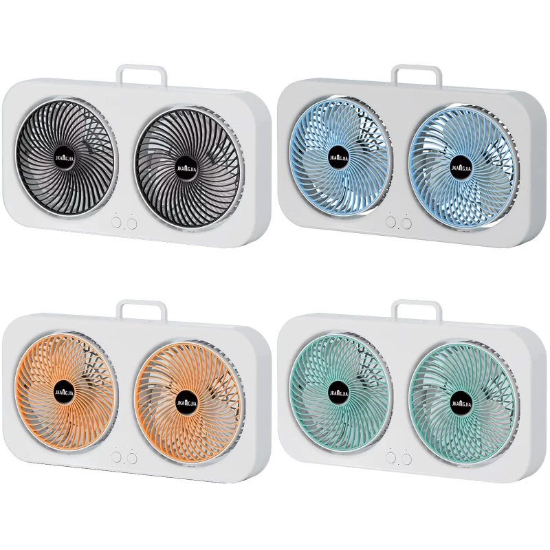 Настільний вентилятор F105 Dual-Fan Design 1800mAh фото 1 з 1