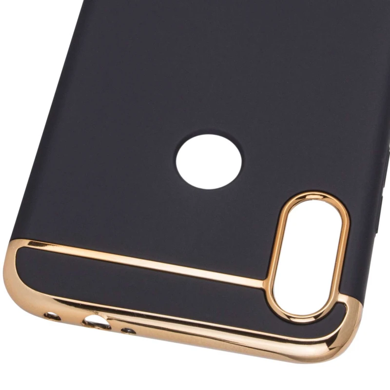 Пластиковая накладка с хромом для Xiaomi Redmi Note 7 / Note 7 Pro / Note 7s – Черный. Фото 5 из 6