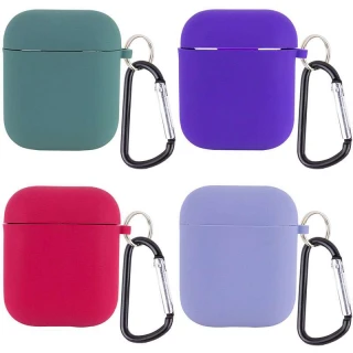Силиконовый футляр с микрофиброй для наушников Airpods 1/2 фото 1 Силиконовый футляр с микрофиброй для наушников Airpods 1/2 фото 1 из 2