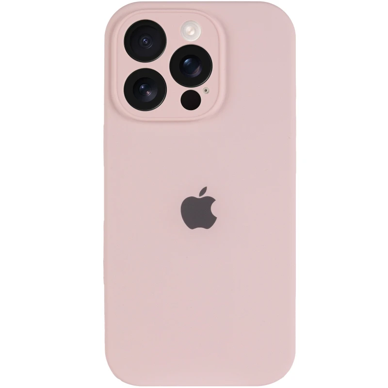Чохол Silicone Case з захистом камери на Apple iPhone 16 Pro – Рожевий / Chalk Pink. Фото 3 з 6
