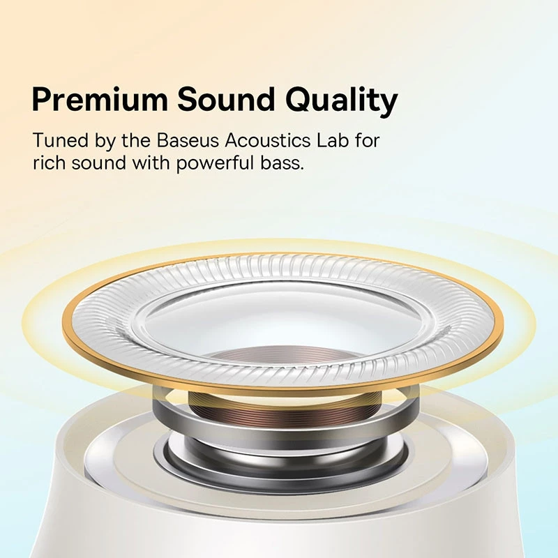 Бездротові TWS навушники Baseus Bowie EZ10 OS (A00054300116-Z) – White. Фото 3 з 6