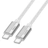 Дата кабель Hoco U134 Primero Type-C to Type-C 240W (1.8m) – Gray. Фото 2 з 4