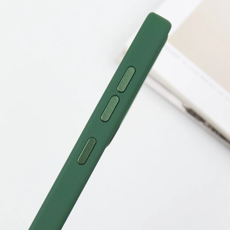 TPU чохол Bonbon з металевими кнопками на Samsung Galaxy S23+ – Зелений / Army green. Фото 11 з 12