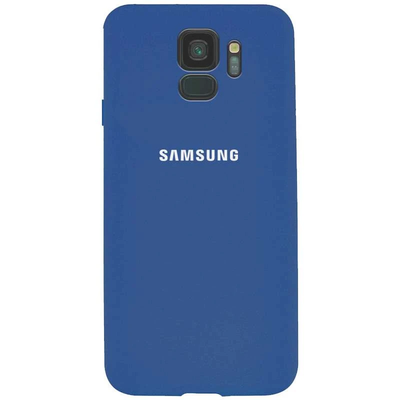 

Чохол Silicone Case з закритим низом на Samsung Galaxy S9 (Синій / Navy blue)