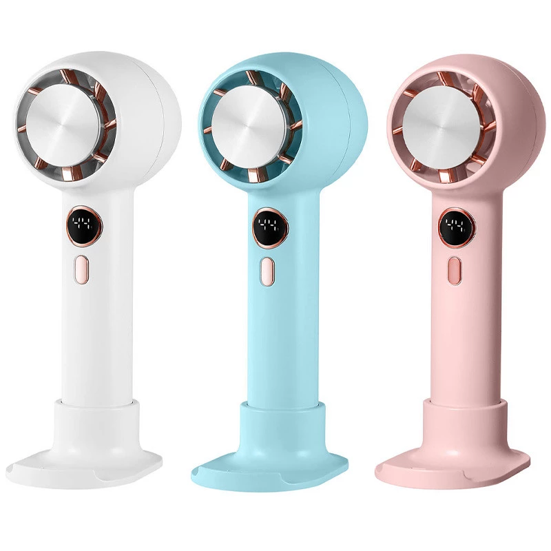 Портативний вентилятор YL007 with Display з підставкою для телефону 2000mAh фото 1 з 1