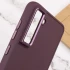 TPU чохол Bonbon з металевими кнопками на Samsung Galaxy S23+ – Бордовий / Plum. Фото 9 з 11