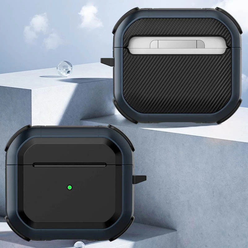 Футляр протиударний Black ed. для навушників Airpods 3 – Blue. Фото 2 з 2