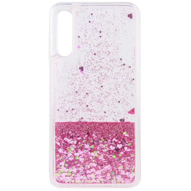 

TPU чохол Liquid hearts на Samsung Galaxy A50 (A505F) / A50s / A30s (Рожевий)