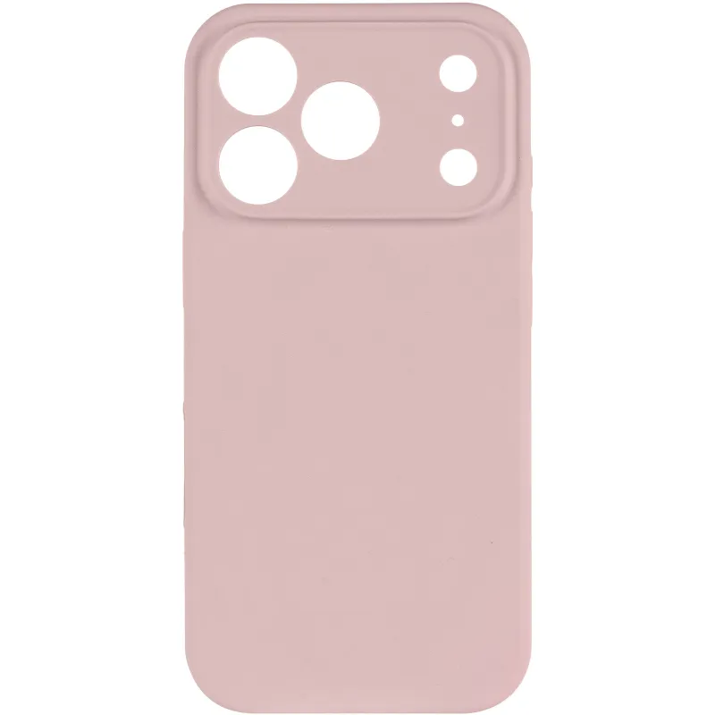 Чехол Silk Full Camera Protective (AA) NO LOGO для Apple iPhone 17 Pro Max (6.9") – Розовый / Chalk Pink. Фото 2 из 6
