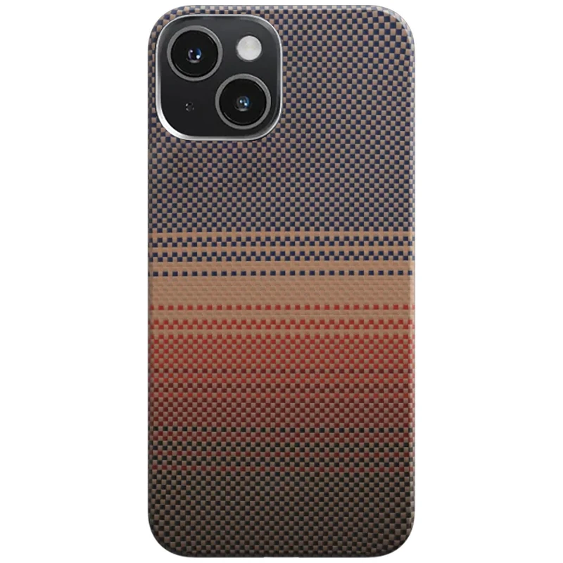 Чехол PC Carbon Protection Slim with MagSafe для Apple iPhone 15 (6.1") – Red. Фото 2 из 2