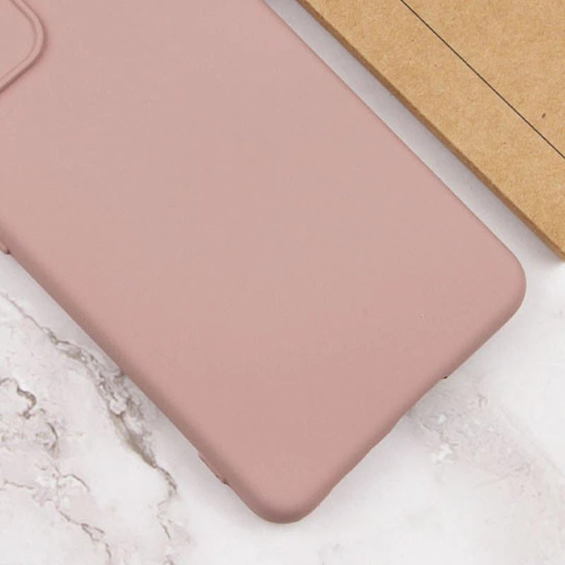 Чохол Silicone Case Lakshmi Premium із закритою камерою для Samsung Galaxy A12 – Рожевий / Pink Sand. Фото 5 з 6