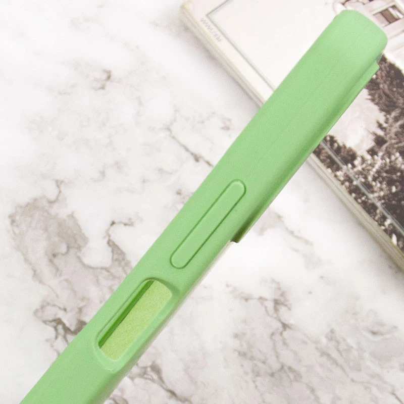 Чохол Silicone Case Lakshmi Premium із закритою камерою для Xiaomi Redmi 13C – М'ятний / Mint. Фото 9 з 12