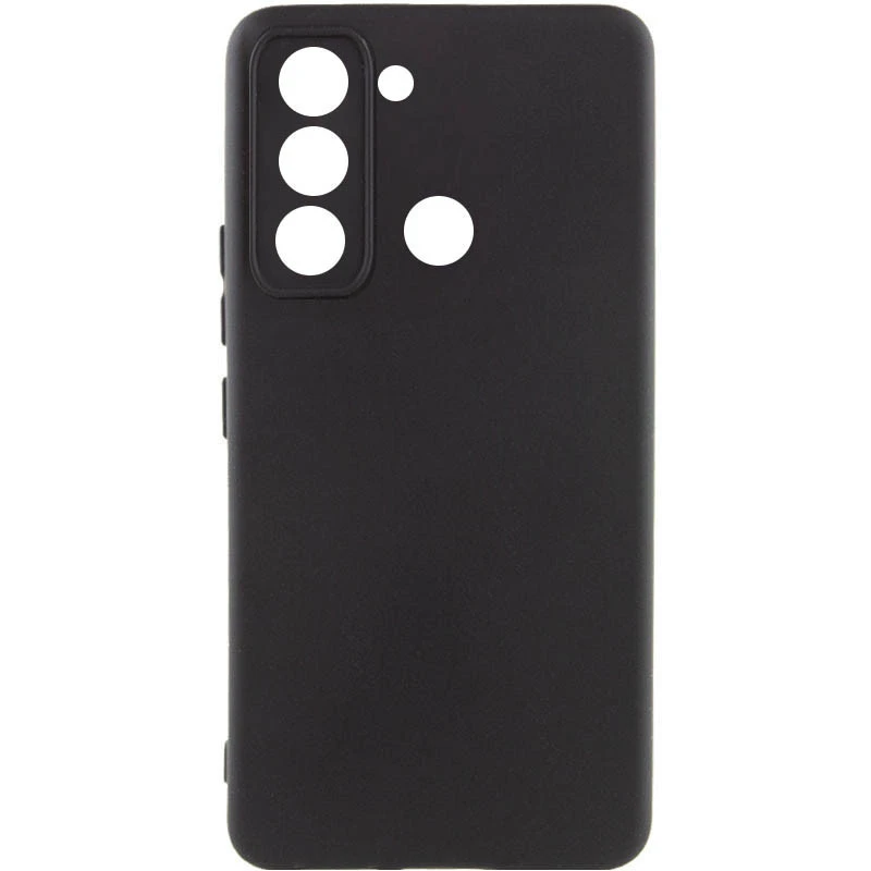 Чохол Silicone Case Lakshmi Premium із закритою камерою для TECNO Pop 5 LTE – Чорний / Black. Фото 1 з 3