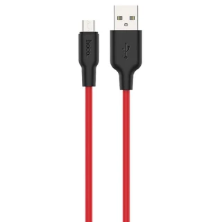 Дата кабель Hoco X21 Plus Silicone MicroUSB Cable (1m) фото 1 з 5