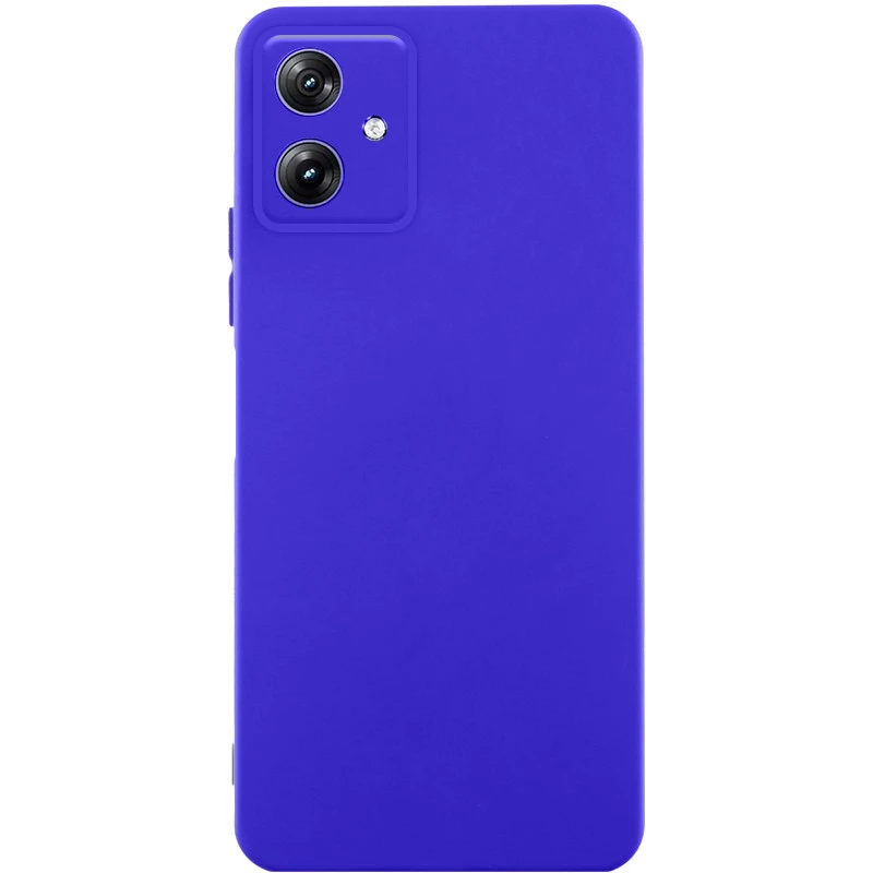Кольоровий силіконовий чохол GETMAN із закритою камерою для Motorola Moto G54 – Синій / Iris. Фото 1 Кольоровий силіконовий чохол GETMAN із закритою камерою для Motorola Moto G54 – Синій / Iris. Фото 1 з 1