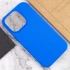 Чохол з закритим низом Silicone Case на Apple iPhone 14 Pro Max (6.7") – Синій / Capri Blue. Фото 6 з 7