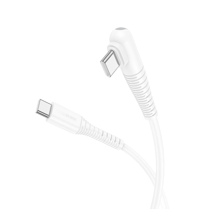 

Дата кабель Borofone BX105 Corriente 60W Type-C to Type-C (1m) (White)