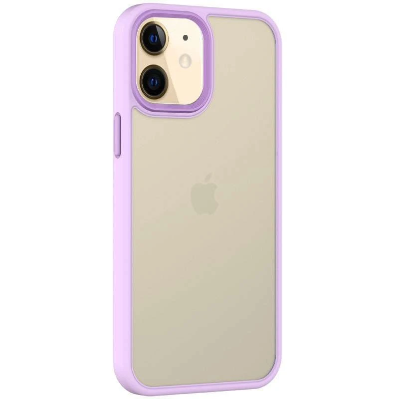 TPU+PC з металевими кнопками на Apple iPhone 11 (6.1") – Бузковий / Light Purple. Фото 1 з 1