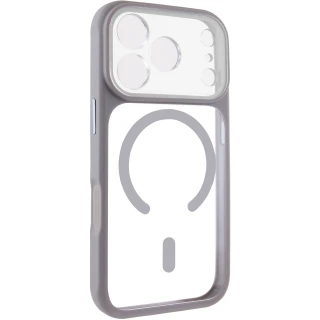 Чехол TPU+PC GETMAN Moon Clear with MagSafe для Apple iPhone 18 фото 1 из 5