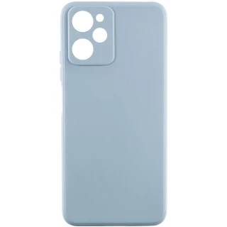 Цветной силиконовый чехол с защитой камеры для Xiaomi Poco X5 Pro 5G — Серый / Smoky Gray