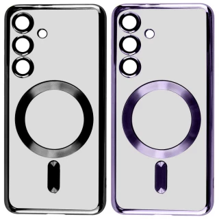 Хромовый TPU чехол с MagSafe для Samsung Galaxy S23 FE фото 1 из 3