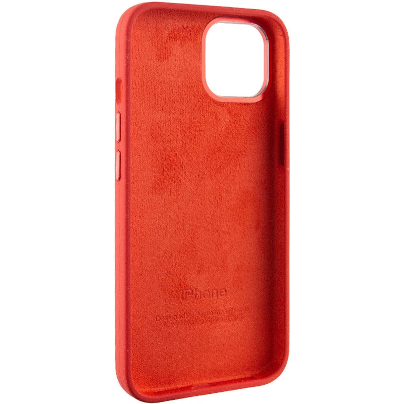 Чохол Silicone Case з металевими кнопками на Apple iPhone 12 Pro Max (6.7") – Червоний / Red. Фото 7 з 9