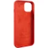 Чехол Silicone Case с металлическими кнопками для Apple iPhone 14 (6.1") – Красный / Red. Фото 7 из 9