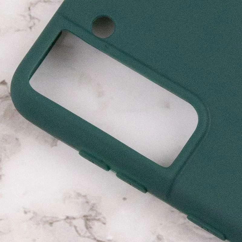 Кольоровий силіконовий чохол на Samsung Galaxy S21+ – Зелений / Forest green. Фото 3 з 4