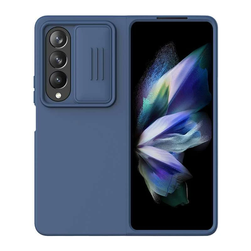 

Силіконова накладка Nillkin Camshield Silky на Samsung Galaxy Z Fold4 (Midnight Blue)