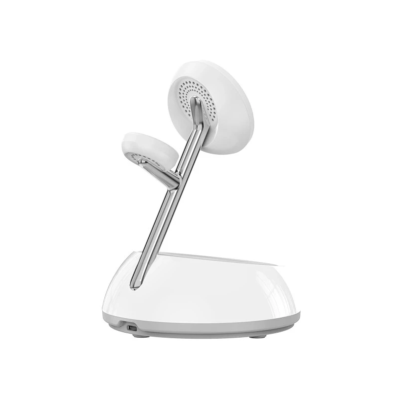 БЗУ WIWU Wi-W036 Aurora 3 in 1 wireless charger – White. Фото 3 из 5