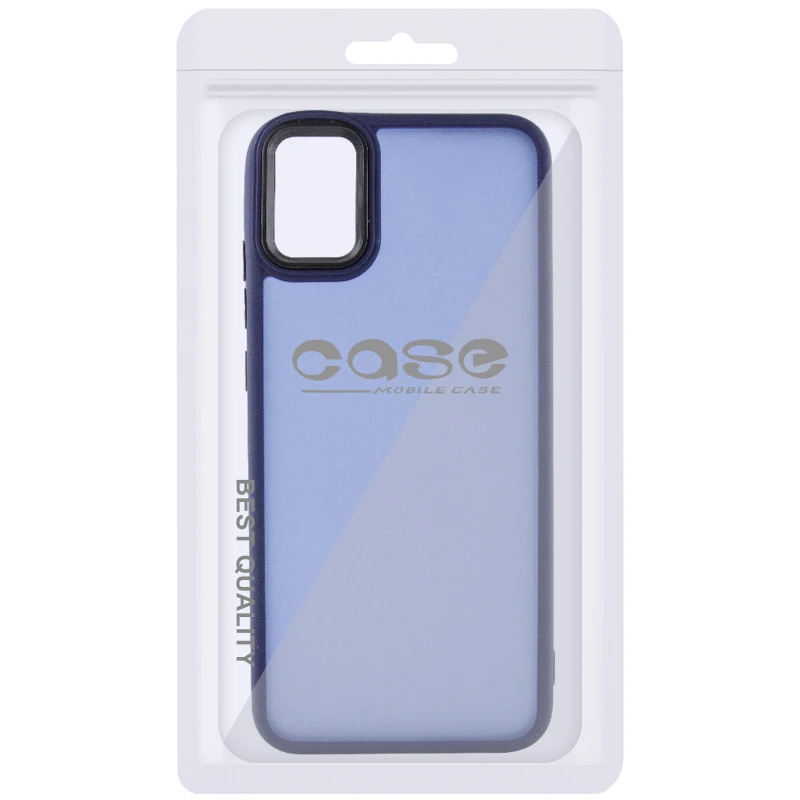 Чохол TPU+PC Lyon Frosted на Samsung Galaxy A06 – Синій / Navy Blue. Фото 6 з 8