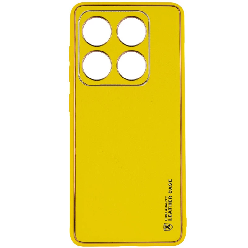 

Кожаный чехол Xshield для Xiaomi 14 (Желтый / Yellow), Жовтий / yellow