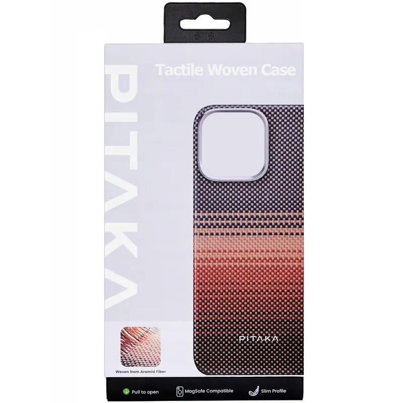 Чохол Aramid Fiber PTK Premium with MagSafe (NFC) для Apple iPhone 15 Pro (6.1") – Sunset. Фото 3 з 3