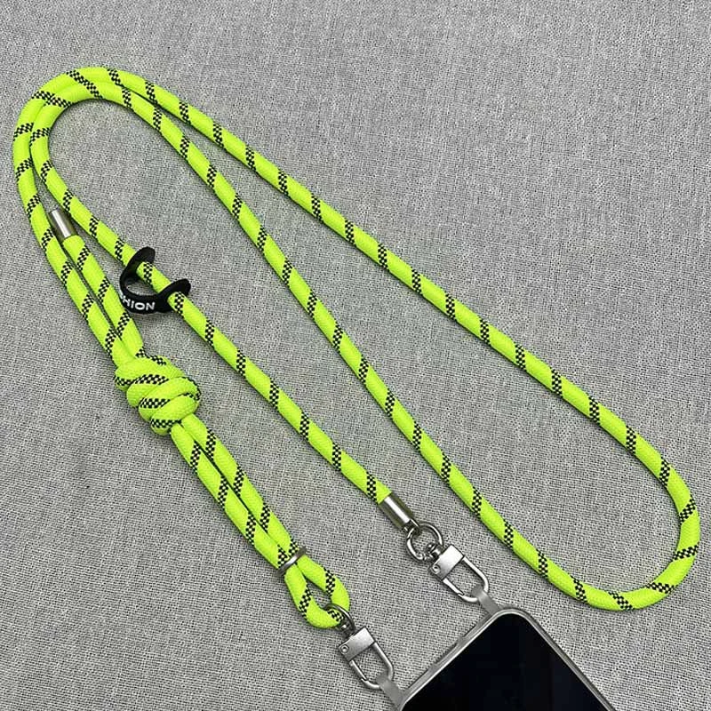 Шнурок с двумя креплениями (8мм) 150см – Neon Green. Фото 3 из 3